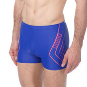 ONLY SIZE 34 - MEN'S REFLECTED SHORTS - ROYAL - OntarioSwimHub